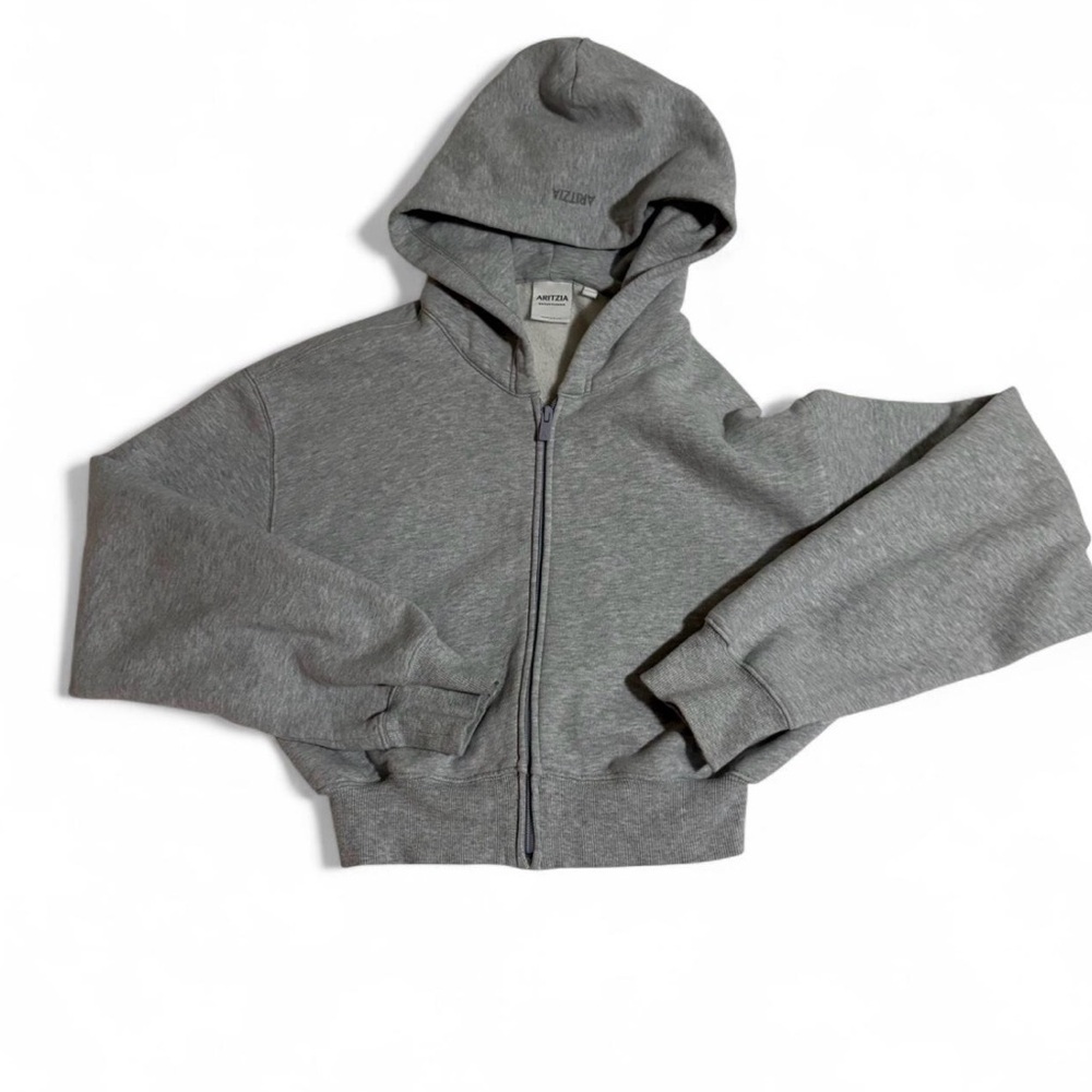 Aritzia Heather Gray Sweatfleece Hoodie